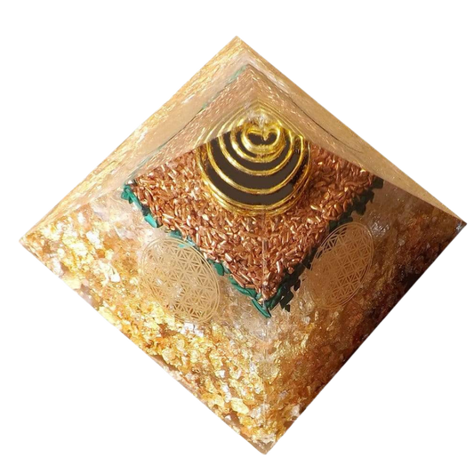 Pyramide d'orgonite – clarté, concentration