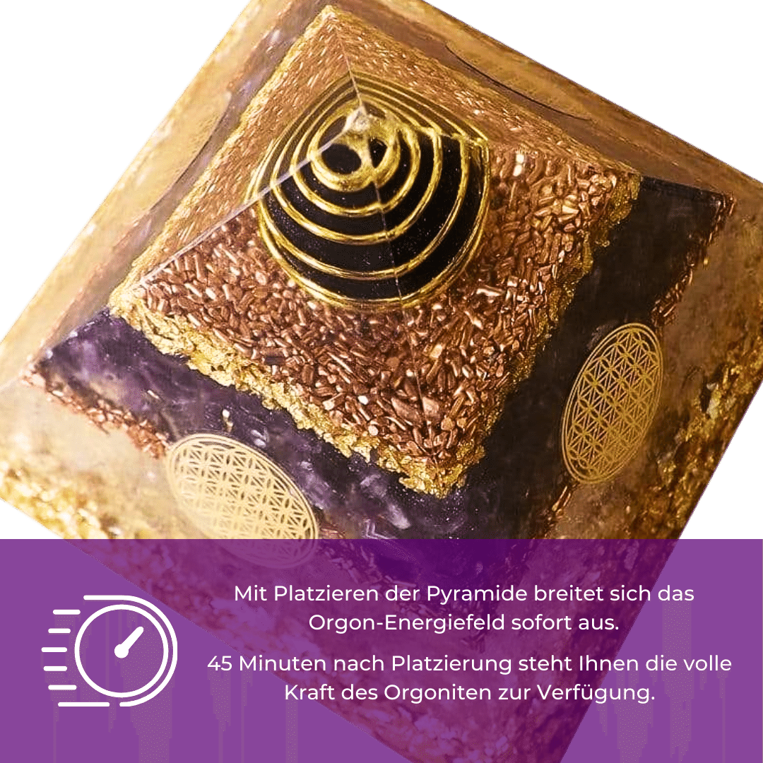 Pyramide Générateur d'Orgone Grande - Harmonie Intérieure, Protection Cellulaire