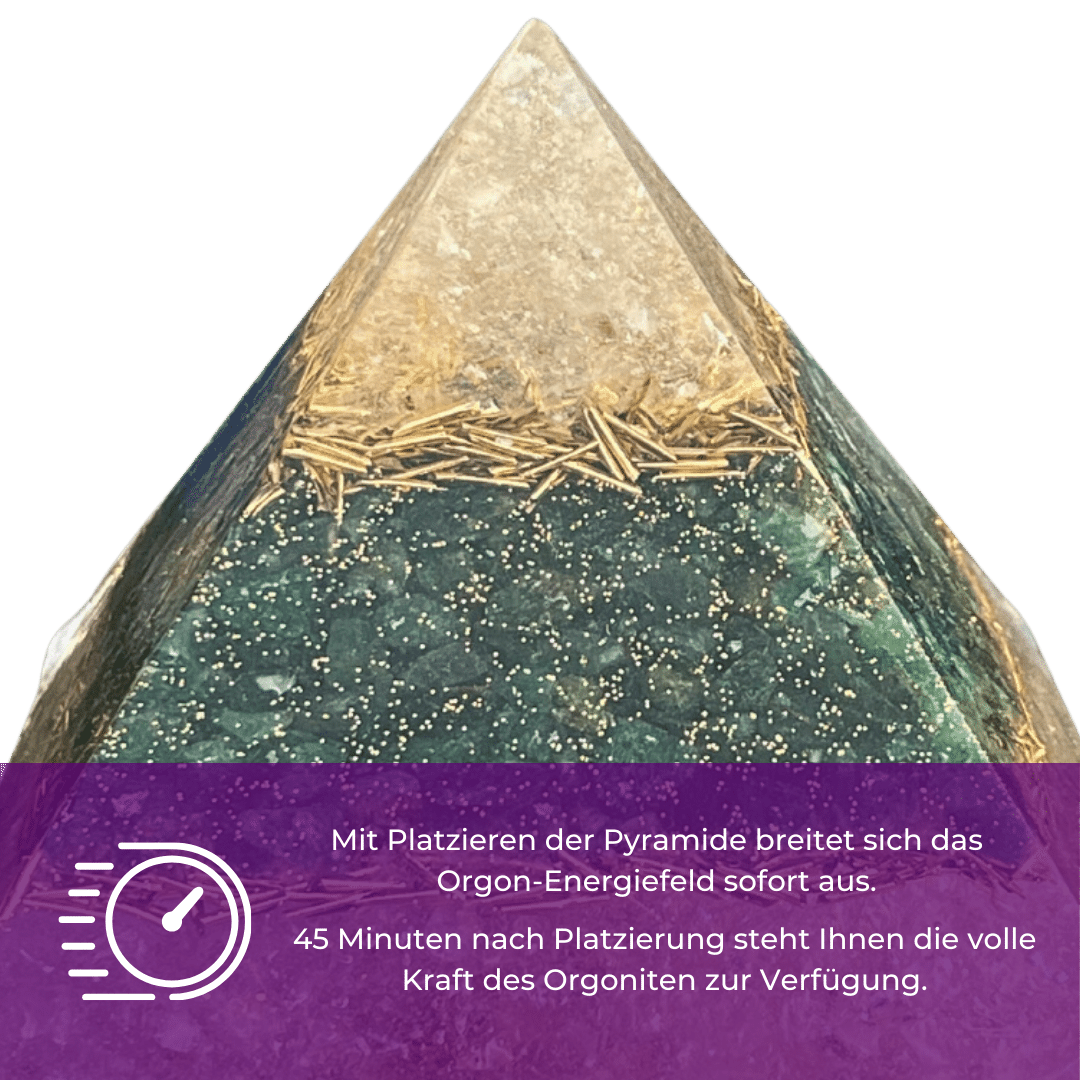 Pyramide génératrice d'orgonite - Accomplissement, Manifestation