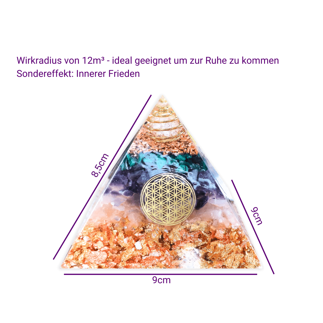 Pyramide Générateur d'Orgone - Équilibre Intérieur, Concentration