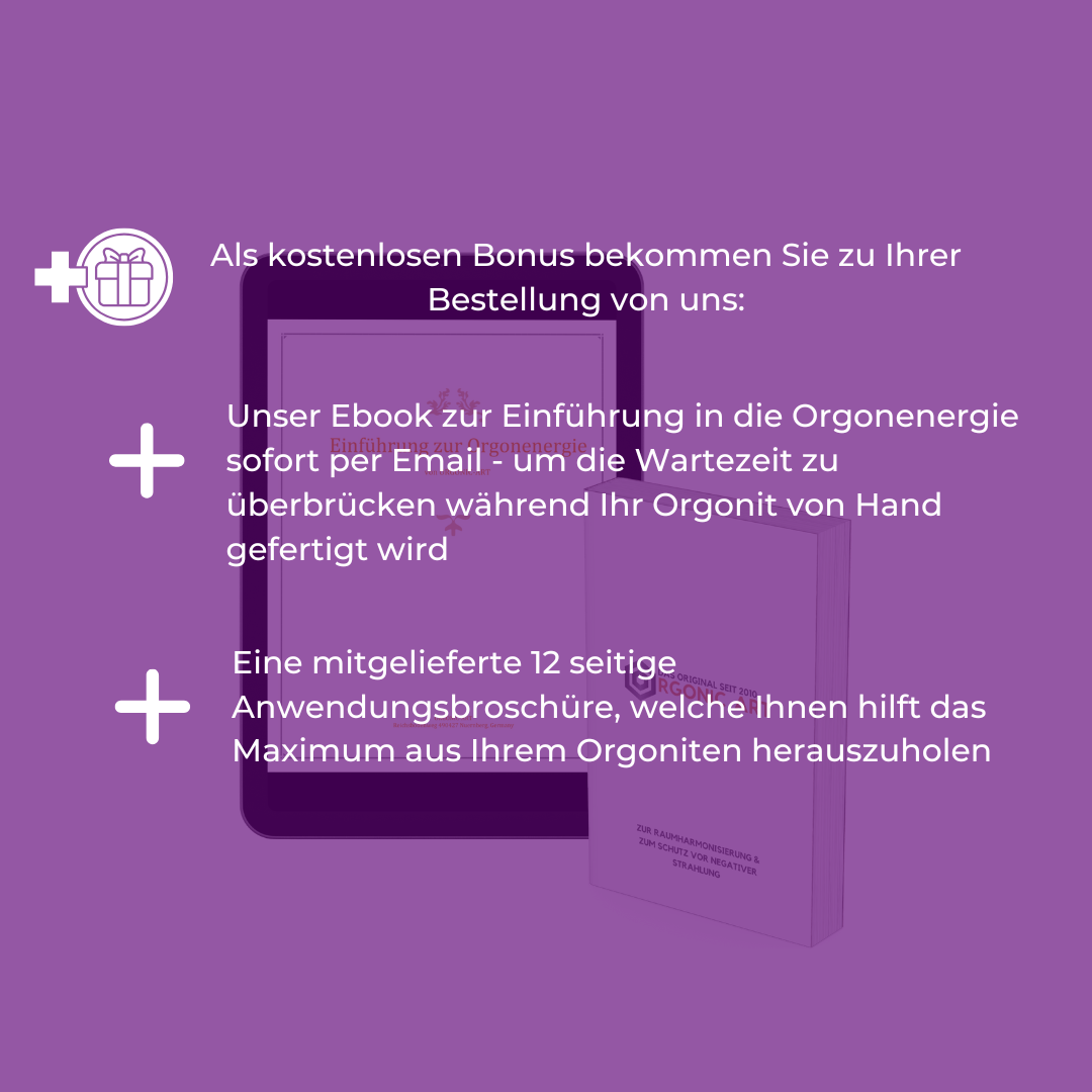 Leuchtender Orgonit - Christusflamme