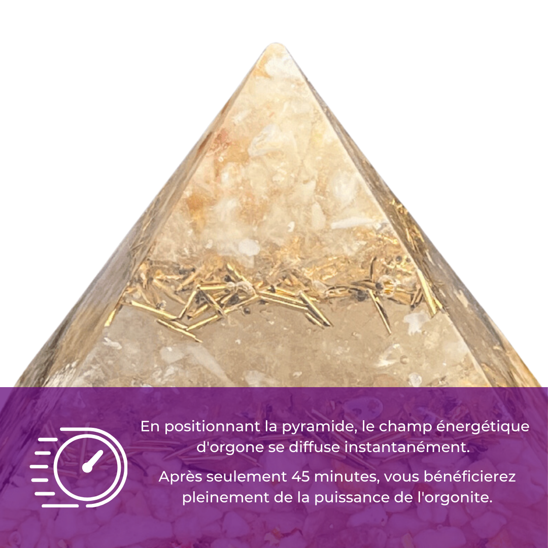 Pyramide Générateur d'Orgonite - Devenir Lumière, Créativité