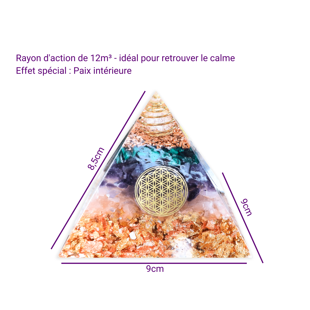 Pyramide Générateur d'Orgone - Équilibre Intérieur, Concentration