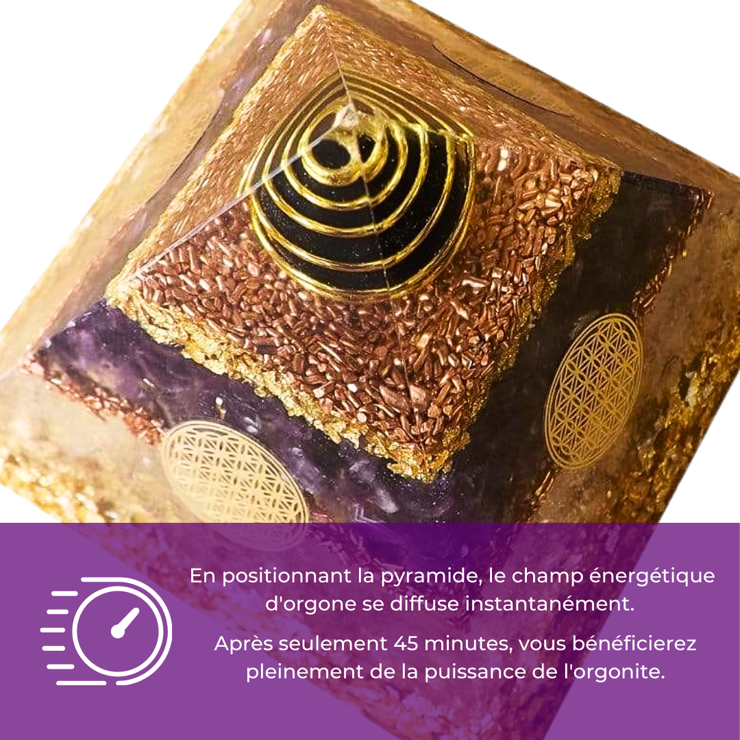 Pyramide Générateur d'Orgone Grande - Harmonie Intérieure, Protection Cellulaire